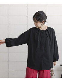 【SALE／59%OFF】タックデザインブラウス Bou Jeloud バブ / ブージュルード トップス シャツ・ブラウス ホワイト ブラック オレンジ【RBA_E】[Rakuten Fashion]