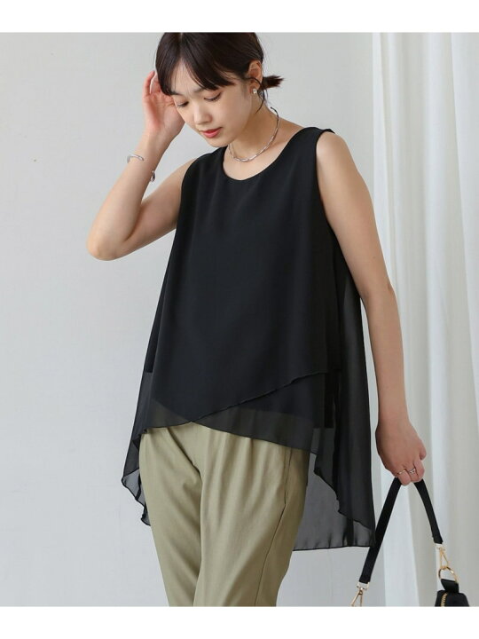 楽天市場】【SALE／40%OFF】シフォン*カットレイヤードブラウス Bou 