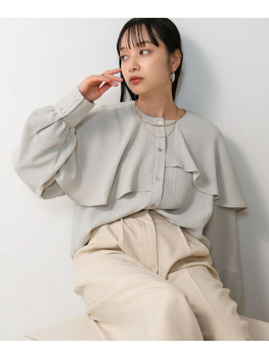楽天市場】【SALE／50%OFF】変形ラッフルスリーブブラウス Bab バブ  