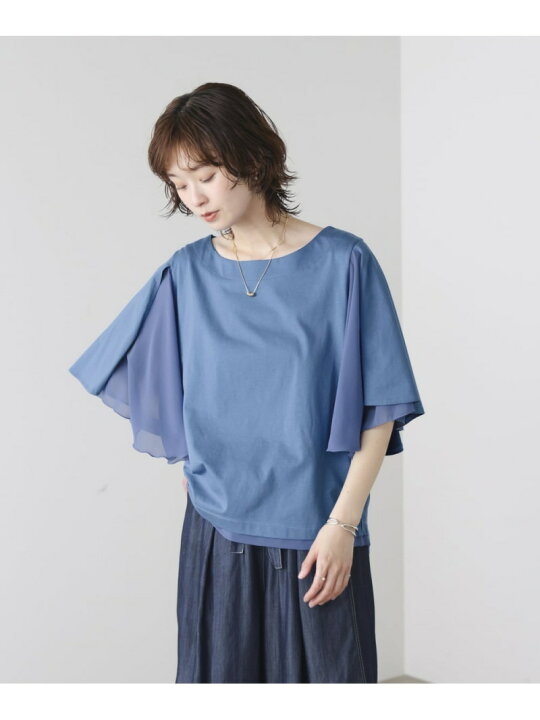 楽天市場】【SALE／20%OFF】Wシルケットシフォンドッキングプル 