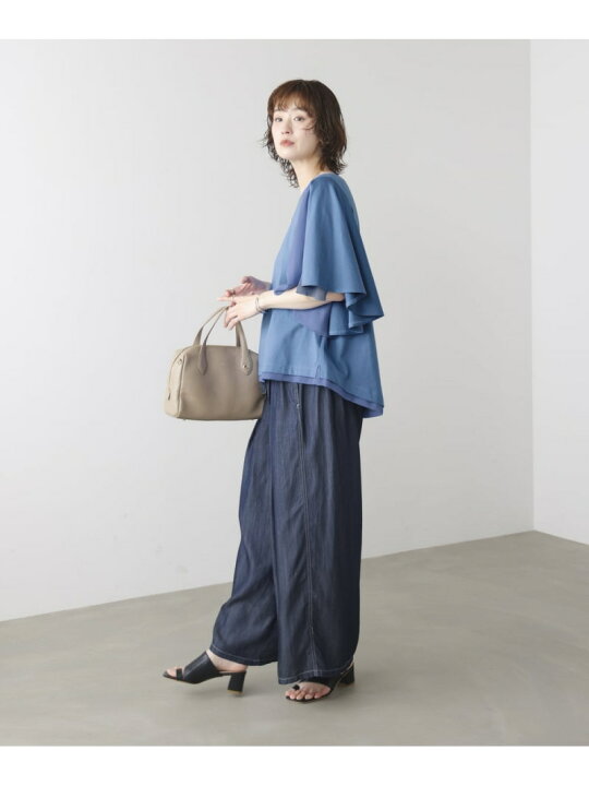 楽天市場】【SALE／20%OFF】Wシルケットシフォンドッキングプル 