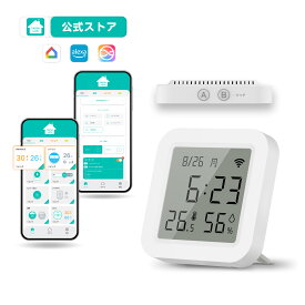 スマートリモコン リンクジャパン eRemote6 LinkJapan 温度計 学習リモコン アレクサ対応 ハブ不要 遠隔操作 赤外線 エアコン リモコン 高精度温湿度センサー付き Alexa対応【Google Home/Siri/HomeLink 対応】
