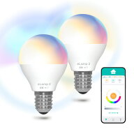 スマート電球 LED電球 HomeLink 対応 eLamp2 E17 口金 専用APP調光調色 ブルートゥース電球 wifi不要 40W…