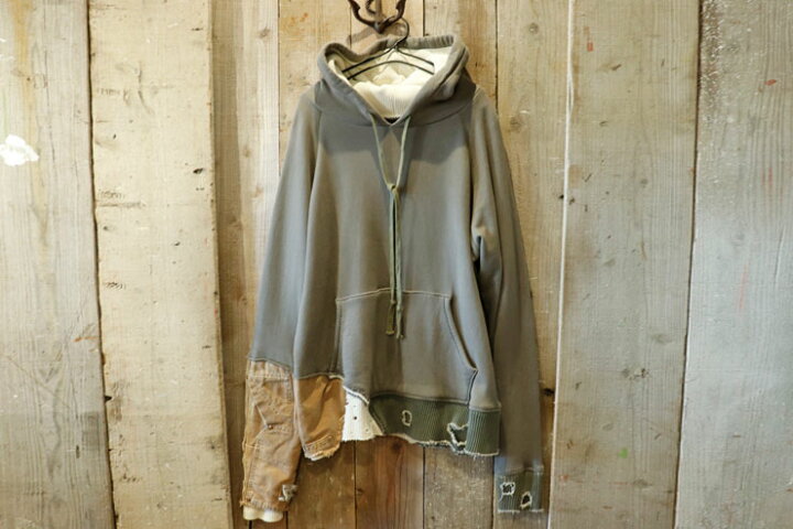 楽天市場】Greg Lauren(グレッグ ローレン)フラッグメント フーディ 