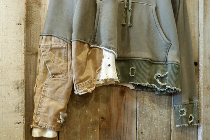 楽天市場】Greg Lauren(グレッグ ローレン)フラッグメント フーディ  