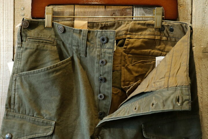 RRL ミリタリーパンツラバー加工