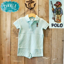 【ベビー】Polo Ralph Lauren(ポロラルフローレン)ポロベア ポロシャツ ロンパース【 ポロベアー 半袖 infant 】