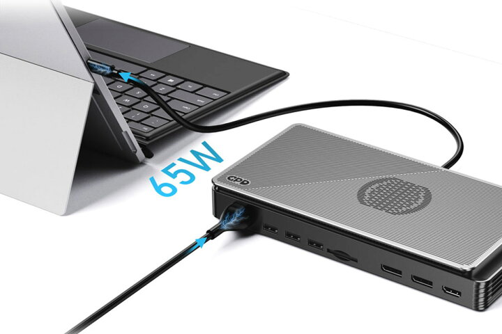 GPD G1 RX 7600M XT 外付けGPU eGPU 静音モード切り替えスイッチ搭載の 