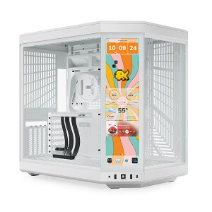 HYTE PC�P�[�X Y70 Touch Infinite �X�m�[�z���C�g 14.9�C���` �^�b�`�X�N���[������ �s���[���XPC�P�[�X Y70 Touch Infinite Snow White