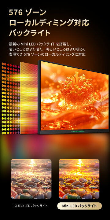 楽天市場】TITAN ARMY 27インチ ゲーミングモニター P275MS 量子ドット  