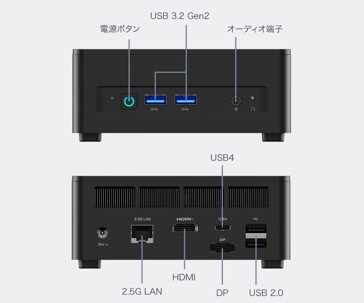 楽天市場】MINISFORUM ミニPC UM760 メモリ32GB ストレージ1TB AMD 