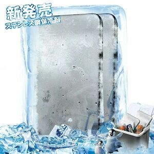 2025新発売 ステンレス 強力 最高な冷却用品 2枚セット 保冷ステンレス製アイス保冷剤 氷 繰り返し使用可 長時間 保冷剤 長持ち ステンレス鋼保冷剤 防災