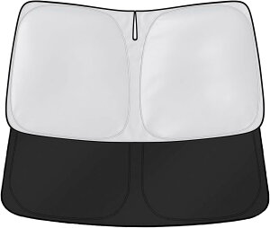 トヨタ ランドクルーザープラド TRJ120W GRJ120W KDJ120W 2002年10月〜2009年8月 車種専用設計 フロントサンシェード コンパクト収納サンシェード フロントガラス 車中泊 折り畳み式 日よけ プライバ
