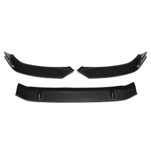 アウディ A4 (2017-2018) 用 フロントバンパースポイラー 高品質 カースプリッターリップ ボディキット ディフューザー ディフレクター リップ保護 カバー トリム マットブラック