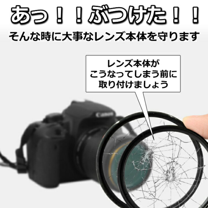 楽天市場】各メーカー対応 レンズフィルター 保護 フィルター 
