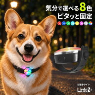 【圧倒的★4.75】 Link-N 犬 いぬ ライト LED 小型犬 中型犬 【気分で選ぶ8カラー発光】 夜 散歩 【可愛…