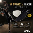 スポーツインソール アーチサポート Link-N 【◎最大90%衝撃吸収x障害予防】 スポーツ 用 インソール 中敷き 【◎高反…