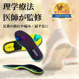 インソール 【楽天1位｜理学療法医師監修】 アーチサポート Link-N 　【最大90%衝撃吸収素材「Xrd」｜ 足裏の圧力を分散】 足底筋膜炎 扁平足 外反母趾 立ち仕事 【◎ゴルフや旅行にも最適】 【◎返金保証で安心】