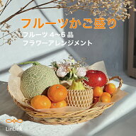 フルーツかご盛り フルーツ 詰め合せ 果物 4-6種 バスケット お礼 お祝い 内祝い ギフト プレゼント お見…