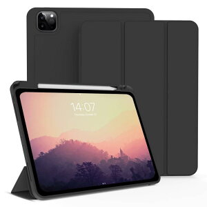 KenKe iPad Pro 11 �P�[�X 2021 ��3����/2020 ��2���� �y�� �_�炩���V���R�� TPU�ގ� �y�����[ �ی�J�o�[ Pencil�[�d�Ή� 3�i�K�܂��݉� �X�^���h �}�O�l�b�g�t�� �����X���[�v�@�\ 11�C���`