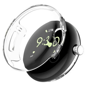 for Google Pixel Watch 4 45MM �P�[�X �V���R�� �t���J�o�[(�N���A)