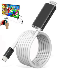 Switch �h�b�N �u2023�N�V�^�vSwitch�����P�[�u�� Type C HDMI �P�[�u���t�� 4K1080P�𑜓x TV���[�h �P�[�u���t�� �X�C�b�` �h�b�N�������P�[�u�� ��̓� �M�t�g ���@�\ PD�[�d �x���Ȃ� �X�C�b�`/S