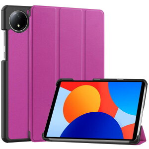 For Xiaomi Redmi Pad SE 4G 8.7�C���` �P�[�X �X�^���h�@�\�t�� �J���O�ܔ��^�X�^���h�P�[�X Xiaomi Redmi Pad SE 4G 8.7 �J�o�[ (�p�[�v���j