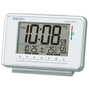 �Z�C�R�[�N���b�N(Seiko Clock) �Z�C�R�[ �N���b�N �ڊo�܂����v �d�g �f�W�^�� �E�B�[�N���[ �A���[�� �J�����_�[ ���K�x ���x ���x �\�� �� SQ775W SEIKO