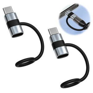 lightning usb-c �ϊ��A�_�v�^ typec lightning �ϊ� 2���� ���@��Ή� USB-C����/iPad/iPhone 60W PD�����[�d �M�ی�݌v �[�d�����\ �ő�480Mbps�]�����x �A���~����➑�