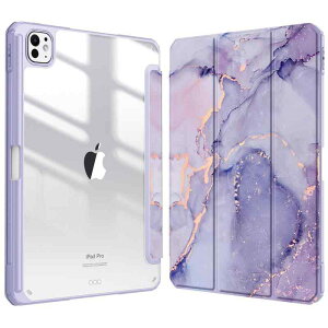 iPad Pro 11�C���`(M5/M4) �P�[�X 2025/2024 �����o�b�N�J�o�[ Apple Pencil ���[�\ Apple Pencil Pro���C�����X�[�d�Ή� �O�܃X�^���h �X���[�v�@�\ �y�� ���^ �����h�~ PU�������U�[ TP