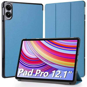 Xiaomi Redmi Pad Pro �Ή� �P�[�X 12.1�C���` �^�u���b�g�P�[�X Xiaomi POCO Pad �Ή� �J�o�[ �X�^���h�@�\�t�� �I�[�g�X���[�v�@�\ �S�ʕی�P�[�X �ϏՌ� �C�菝�h�~