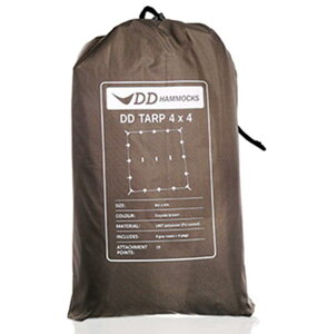 �X�R�b�g�����h�� DD Tarp �^�[�v 4X4 �g���₷�������`�̃^�[�v�@DDhammocks�А� (Coyote brown)