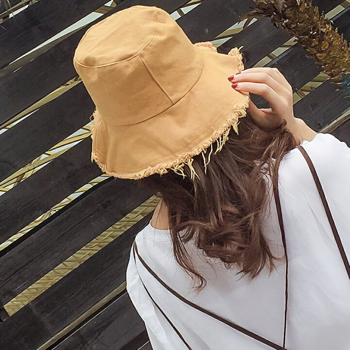 楽天市場 バケットハット レディース 韓国 帽子 ハット おしゃれ カジュアル リバーシブル キャスケット帽 無地 おしゃれ お出かけ 旅行 カットオフ Coremo