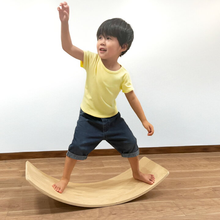 楽天市場】バランスボード 木製 子供 室内遊具 室内遊び キッズ 体幹 