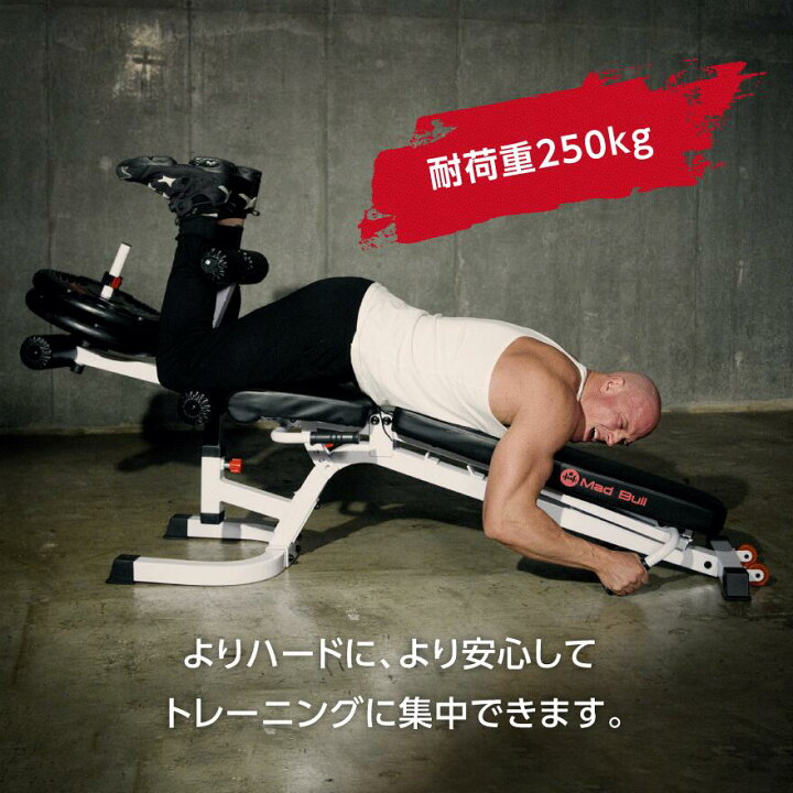 楽天市場】【レビュー特典あり】トレーニングベンチ 角度調整可 レッグ 