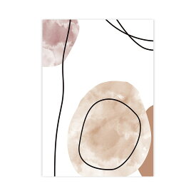 【マラソン】モダン アートポスター 選べるサイズ A4 A3 A2 A1 北欧 高品質印刷 LINSL / 0004 日本製 【 アートパネル アートボード 北欧モダン おしゃれ アート ポスター 韓国 インテリア 雑貨 玄関 寝室 壁掛け 抽象画 リンスル 】