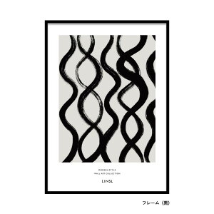 【クーポン対象】ポスター A4 A3 A2 A1 選べる サイズ 北欧 高級紙 ・ 高品質印刷 LINSL / 0191 日本製 【 北欧 モダン おしゃれ アートポスター インテリア 和モダン アート 玄関 寝室 壁掛け 抽象