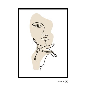 【クーポン対象】ポスター アート A4 A3 A2 A1 選べる サイズ 北欧 高級紙 ・ 高品質印刷 LINSL / 0029 日本製 【 北欧 モダン おしゃれ 大きい アートポスター インテリア ベージュ アート 玄関 寝