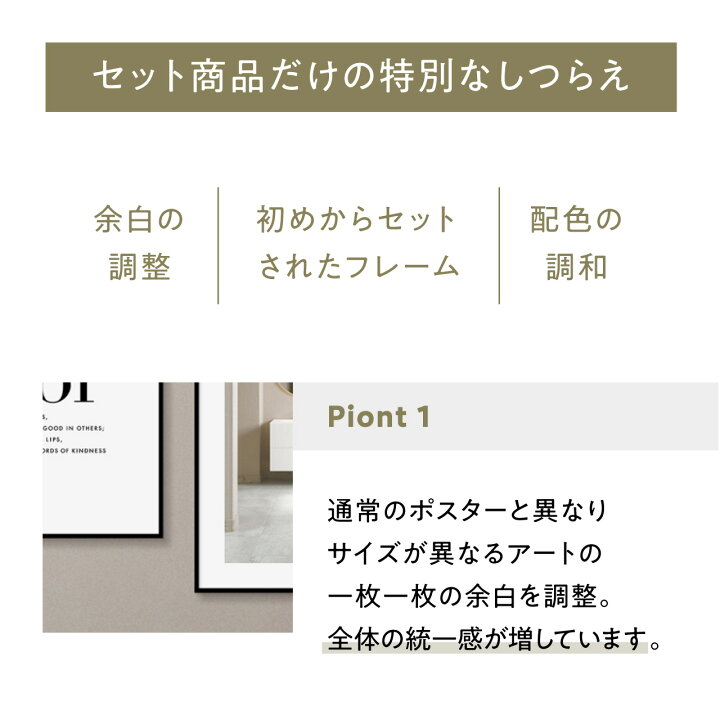 楽天市場】フレーム付き 3枚 セット 選べるデザイン サイズ / ポスター 