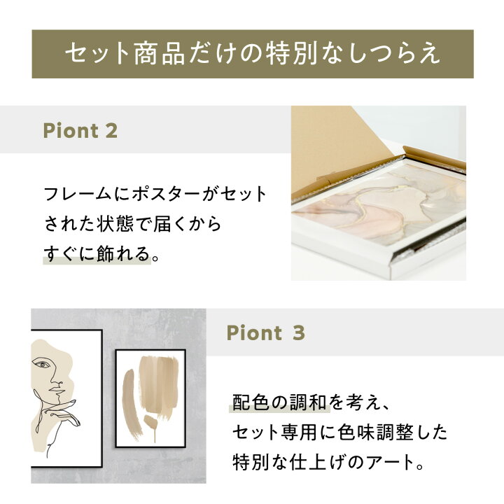 楽天市場】フレーム付き 3枚 セット 選べるデザイン サイズ / ポスター 