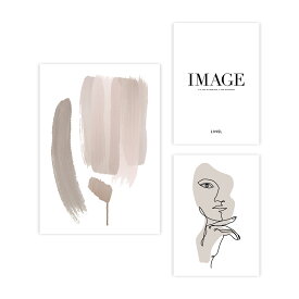 色味調節こだわりの アート 3枚 セット 選べる サイズ フレーム ポスター 高級紙 ・ 高品質印刷 日本製 LINSL【 北欧 モダン おしゃれ アートポスター ポスターフレーム 韓国 インテリア 雑貨 モノクロ 玄関 寝室 壁掛け リンスル 】set_a3_009