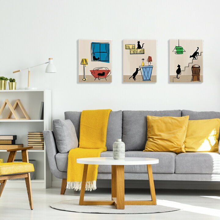 楽天市場】【半額】アートパネル 北欧 3枚組 F3 F6 高品質印刷  