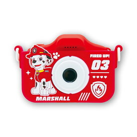 カヨトイズ パウパトロール キッズカメラ 子供用 パウパト チェイス マーシャル スカイ トイカメラ デジカメ マーシャル(赤)
