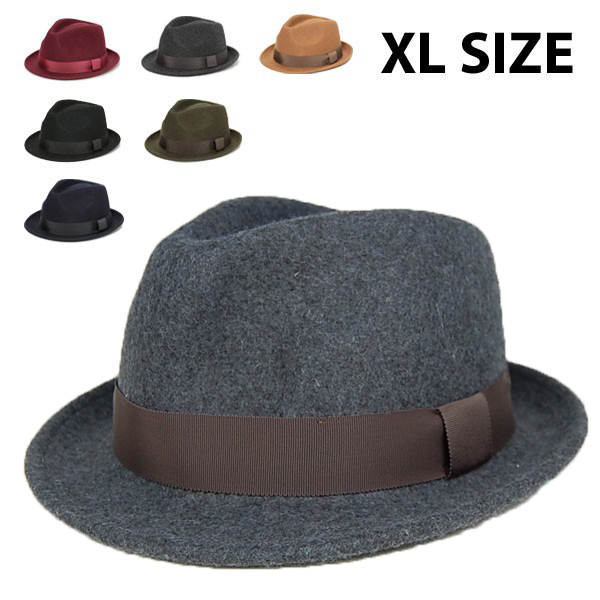 販売 大きいサイズの秋冬ウールフェルトハット あす楽対応 フェルトハット 売れ筋 XL 帽子 HAT THE FELT