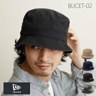 ニューエラ ハット newera バケットハット BUCKET-02 ウォッシュド コットン NEW ERA 帽子 バケット 深め…