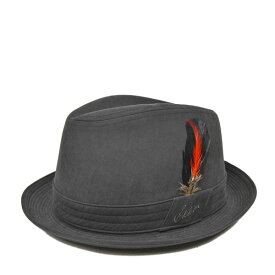 ステットソン・中折れハットSE497/STETSON 【帽子】秋冬 メンズ 紳士 撥水加工 羽根つき帽子 58cm 60cm チャコールグレー【楽ギフ_包装】【代引き手数料無料】【送料無料】【smtb-k】【kb】