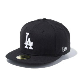 ニューエラ LA 59FIFTY キャップ la ロサンゼルス ドジャース 黒 ブラック 白 ホワイト ゴールド ブラック×ブラック グレー ウィート ベージュ MLB newera 帽子 大谷翔平 ドジャーズ