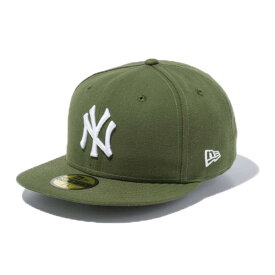 ニューエラ キャップ 59FIFTY ヤンキース 茶 ブラウン ベージュ グリーン 緑 帽子 MLB