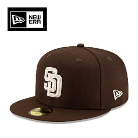 ニューエラ キャップ 59FIFTY サンディエゴ・パドレス ブラウン 茶 new era 帽子 オーセンティック オルタネイト