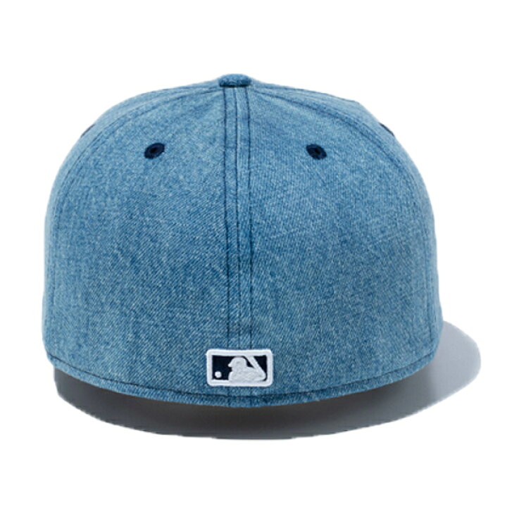 ニューエラ デニム キャップ 59FIFTY ウォッシュドデニム ブルー ニューヨーク ヤンキース new era 帽子屋 LION-DO ライオンドウ